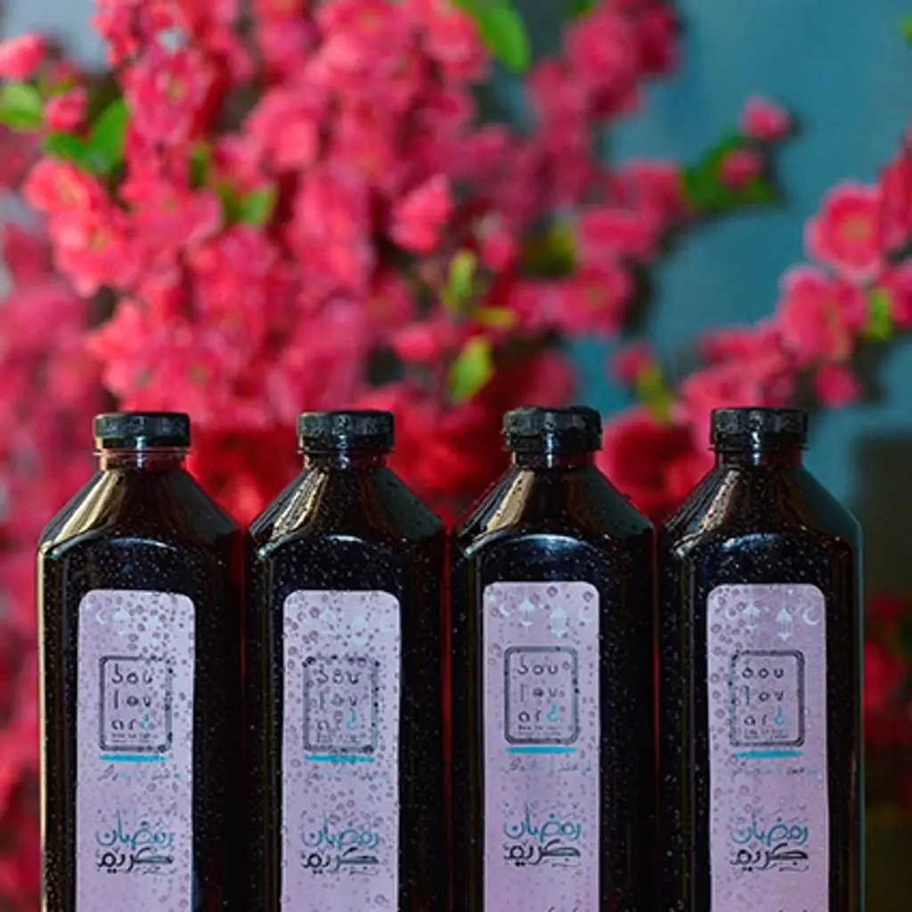 Refreshing Cold Hibiscus Juice Box